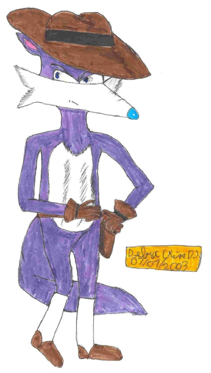 Nack The Weasel [ in colored markers]
